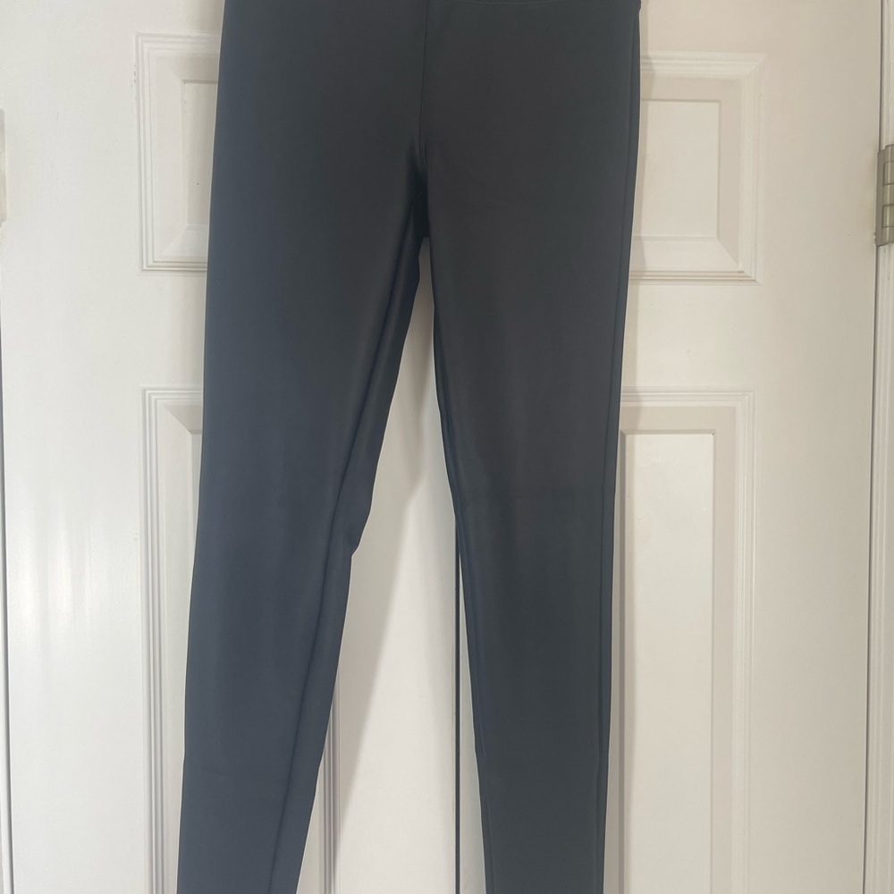 Express Faux Leather Black Leggings